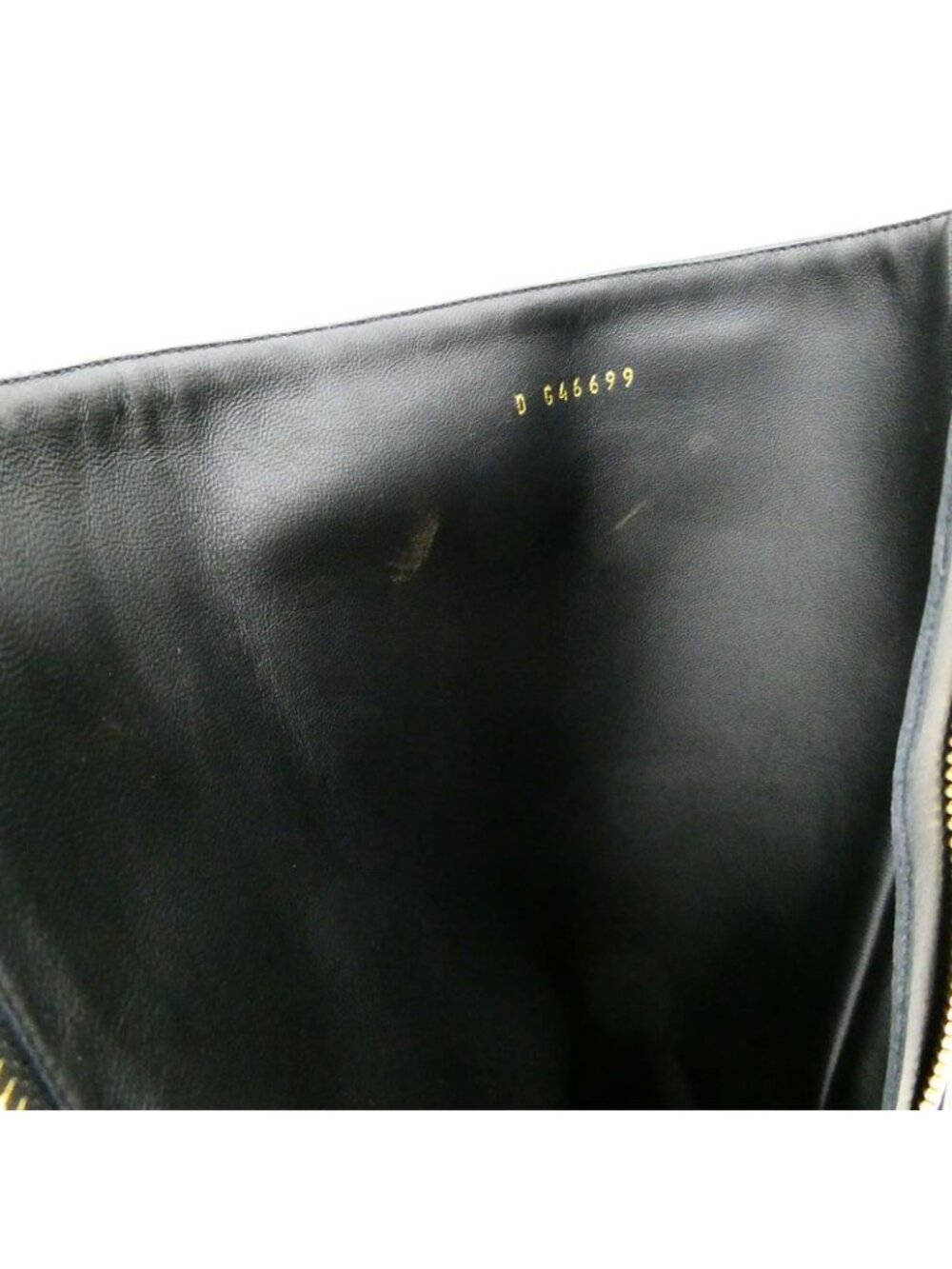 Chanel Chain Long Boots 38.5 Black Gold Quilted Shoes - Picture 6 of 10